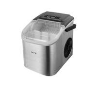 HYE Small Compact Ice Cube Maker with LED Indicators, 12kg/24hrs, Efficient Cooling System - Stainless Steel- IM12KSS27