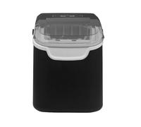 HYE Small Compact Ice Cube Maker with LED Indicators, 8 Ice Cubes in 6 Mins, Efficient Cooling System - Black - IM12KB27