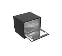 HYE Table Top Dishwasher - 6 Place Settings, Portable Countertop Dishwasher with 6 Wash Programs, Delay Start, Compact Mini Dish Washer for Kitchen, Black, 52dB Quiet Operation - DW016TTB25