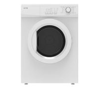 HYE Tumble Dryer - Vented Tumble Dryer, 7kg Drum Capacity, Freestanding & Compact Design, White, 30 Minute Dry & Special Fabric Settings, Perfect For Apartments And Small Homes - D01VD07W13
