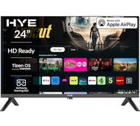 HYE TV - Smart TV, 24" Screen Size, HD Ready Resolution, Apple AirPlay, Samsung Tizen OS & Gaming Hub, Versatile Connectivity, Black, Perfect For Streaming, Gaming & Entertainment - 24HDS1008