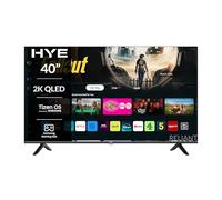 HYE TV - Smart TV, 40" Screen Size, 2K Resolution, QLED Technology, Samsung Tizen OS & Gaming Hub, Versatile Connectivity, Black, Perfect For Streaming, Gaming & Entertainment - 40QLEDS1008