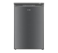 HYE Under Counter Freezer - 91L Capacity, 85cm Height, 55cm Width | Quiet 40 dB Operation, Freestanding Design, Silver, Temperature Control, Storage Drawers, Ideal For Smaller Homes