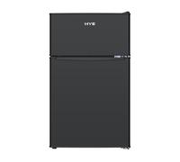 HYE Under Counter Fridge Freezer - 85L Capacity, 45cm Width, Black