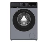 HYE 8KG 1400rpm Slimline Washing Machine, Dark Silver - W0108SL14DS22