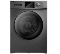 HYE Washing Machine - Washer, 9KG Drum, 1400RPM, A Energy Rating, Freestanding Design, Quiet 76 dB Operation, 16 Programmes, Super Quick & Eco Wash, Dark Silver - W0109RT14DS07