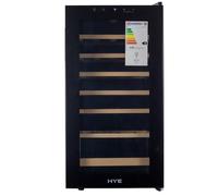 HYE 28 Bottle/88L Wine Cooler, Black - RF01WC28B31