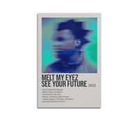 HYEDHGD MJIFEIMelt My Eyez See Your Future By Denzel Curry Poster Wall Art Vintage Art Cover Room Decor Aesthetic Bedroom Posters For Bedroom 12x18inch(30x45cm) Unframe-style