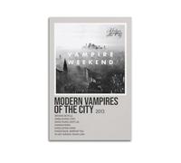 HYEDHGD MJIFEIModern Vampires of The City by Vampire Weekend Poster Wall Art Vintage Art Cover Room Decor Aesthetic Bedroom Posters For Bedroom 08x12inch(20x30cm) Unframe-style