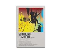 HYEDHGD MJIFEISo Wrong, It's Right By All Time Low Poster Wall Art Vintage Art Cover Room Decor Aesthetic Bedroom Posters For Bedroom 12x18inch(30x45cm) Unframe-style