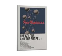 HYEDHGD MJIFEIThe Colour And The Shape by Foo Fighters Poster Wall Art Vintage Art Cover Room Decor Aesthetic Bedroom Posters For Bedroom 08x12inch(20x30cm) Frame-style