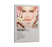 HYEDHGD MJIFEITherapy by Anne-Marie Poster Wall Art Vintage Art Cover Room Decor Aesthetic Bedroom Posters For Bedroom 12x18inch(30x45cm) Frame-style