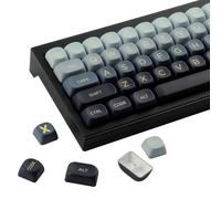 Hyekic Double Shot Gradient Keycaps, 143 Keys MOA Profile PBT Keycap Set for Cherry MX Switches, ISO/ANSI UK Layout Mechanical Keyboards