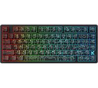 Hyekic Mchose Jet 75 Wired Magnetic Switch Mechanical Gaming Keyboard, Hall Effect Magnetic Switch, 75% Rapid Trigger Adjustable Actuation, 8KHz Polling Rate, RGB HotSwap Keyboard for PC/Mac, Black