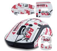 Hyekic Mouse Grip Tape Fit for Logitech G PRO X Superlight, 6 Pieces, Anti-Slip Gaming Mouse Skins, Sweat Resistant, Self-Adhesive Pre-Cut Stickers, Easy to Use, Professional Mice Upgrade Kit