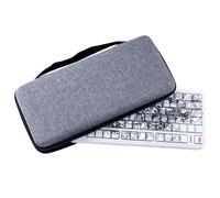 Hyekit 75% Keyboard Case, Hard Shell Travel Carrying Bag for 84 Key Magnetic Mechanical Gaming Keyboard, Compatible with Aula F75, Womier S-K80, Keychron K2, Redragon K673, RK R65 (Extra Space)