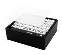 Hyekit Key Storage Box, 4th Floor, PBT Dustproof 252 Visible Keys, Key Collection Box for Cherry MOA XDA SA OEM MSA DSA Mao Profile Mechanical Keyboard (Black)