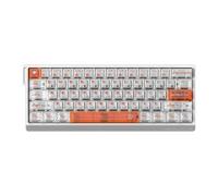 Hyekit MADLIONS MAD60 V2 60% Magnetic Switch Gaming Keyboard, Fog White | Hall Effect Hot-Swappable Keyboard, Rapid Trigger, 8000Hz Polling, Adjustable Actuation, RGB and Web Driver for PC/Mac