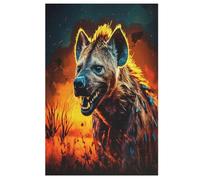 Hyena 1000 Piece Kids Wooden Jigsaw Puzzle | | Sustainable Puzzle for Adults | Premium 100% Recycled Board | (78×53cm)