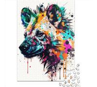 Hyena Jigsaw Puzzles 1000 Pieces Jigsaw Puzzle for Adults Intellectual Game Jigsaw Puzzle Toys for Kids 1000pcs (38x26cm)