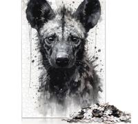 Hyena Natures Scavenger Jigsaw Puzzles Puzzle for Adults Kids. 1500 Pieces Whimsical Challenge Toy Educational Game Home Decoration for Educational Games Gifts 1500pcs (85x57cm)
