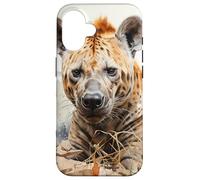 Hyena Watercolor Graphic Case for iPhone 16