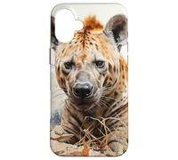 Hyena Watercolor Graphic Case for iPhone 16 Plus