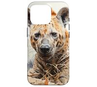 Hyena Watercolor Graphic Case for iPhone 16 Pro