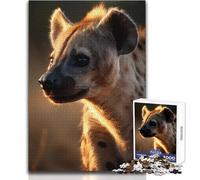 Hyena Wild Animals Puzzle for Teenagers 1000 Pieces Learning through Play Experience Heartfelt Special Occasion Gift Size 50x75cm