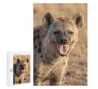 Hyena with Mouth Open Laughing Puzzle for Adults, 1000 PCS, Illustrated Jigsaw Edition, Classic Jigsaw Entertainment for The Home, at Home