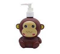 Hyever Elephant Koala Monkey Cute Cartoon Animal Hand Soap Pump Lotion, Hand Soap, Shampoo, Shower Gel Dispenser, Suitable for Bathrooms, Kitchen Countertops, Bathroom Accessories (Monkey)
