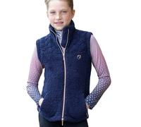 HyFASHION Childrens/Kids Elevate Mizs Teddy Fleece Gilet - Navy - 7-8 Years - Navy