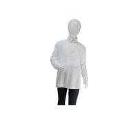 HyFASHION Ladies Dedham Long Sleeved Tie Shirt - White - Extra Large