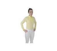 HyFASHION Ladies Dedham Long Sleeved Tie Shirt - Yellow - Extra Large