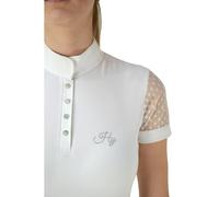 HyFASHION Lydia Lace Show Shirt - White - Extra Large