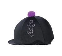 HyFASHION Stella Hat Cover - Black/Purple/Lilac