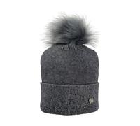 HyFASHION Two Toned Alaska Bobble Hat - Grey / Black