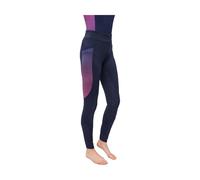 HyFASHION Womens Synergy Elevate Horse Riding Tights - Navy/Fig - XXS - Navy/Fig