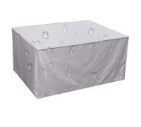 HYFBH Garden Furniture Covers Waterproof Heavy Duty 75x75x90cm/LxWxH Rectangular/Square Patio Table Cover with Air Vent Windproof Anti-UV Outdoor Table and Chairs Cover, Rattan Sofa Cover