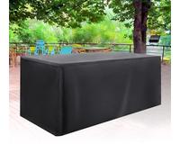 HYFBH Garden Furniture Covers Waterproof Rectangular/Square 225x120x90cm/LxWxH Heavy Duty Oxford Fabric Outdoor Furniture Cover for Table and Chairs Windproof, Patio Set Covers Anti-UV, Ripstop