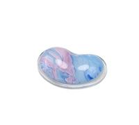 HYFEUOKF 1PC Silicone Wavy Comfort Gel Computer Mouse Hand Wrist Rests Support Cushion Pad Fashion Heart-shaped Wrist Pad Hand Pillow(Color8)