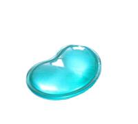 HYFEUOKF 1PC Silicone Wavy Comfort Gel Computer Mouse Hand Wrist Rests Support Cushion Pad Fashion Heart-shaped Wrist Pad Hand Pillow(Color3)