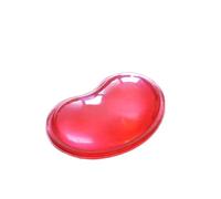 HYFEUOKF 1PC Silicone Wavy Comfort Gel Computer Mouse Hand Wrist Rests Support Cushion Pad Fashion Heart-shaped Wrist Pad Hand Pillow(Color4)