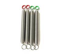 HYFEUOKF 4pcs Yoga Pilates Split Pedal Stability Chair Accessories Tension Spring Pilate Equipment Music Wire Springs