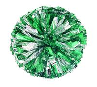 HYFEUOKF Cheerleader Poms Metallic Sport Dance Party Club Decorator Tools Plastic Double Hole Handle 1Pc(Color 9)