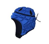 HYFEUOKF Soft Helmet Rugby Helmet Padded Headguard Headgear For Soccer Scrum Cap Head Protector Soft Protective Helmet For Youth Football For Youth Adult(Blue Helmet,M)