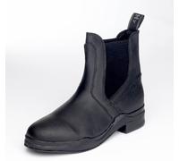 HyFOOTWEAR Wax Leather Jodhpur Boot - Black - Adult 7