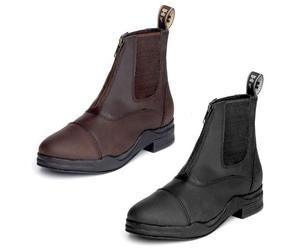 HyFOOTWEAR Wax Leather Zip Boot - Brown - Size 5