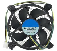 HYFOZAE CPU Cooler with 90mm Fan Aluminum Heatsink for Intel E97379-001 Core i3/i5/i7 Socket LGA1150/1155/1156 4Pin E97379-003(E97379-001)