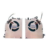 HYFOZAE Laptop CPU cooling fan Cooler Notebook PC for MSI GS60 6QD 6QE 6QC 2QE 2PE 2PC 2QD 2PL GPU E322500025A0 PAAD06015SL N294 N293(Cpu and gpu fan)